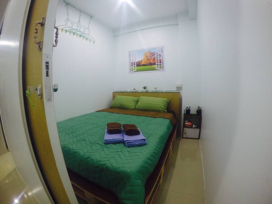 Bedroom 1 is The Green Garden room "