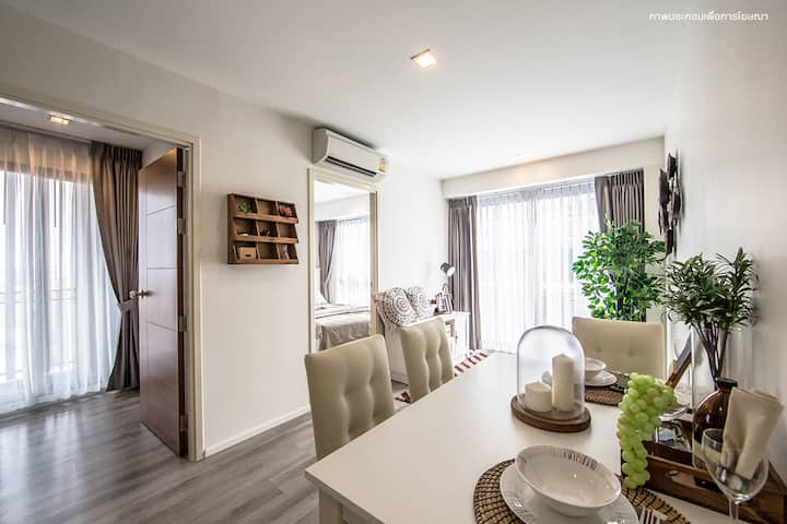Condo 2br-15minswalk To Bts Bearing, Sukhumvit 107 - Tayland