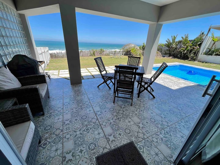 Oceanfront with Pool