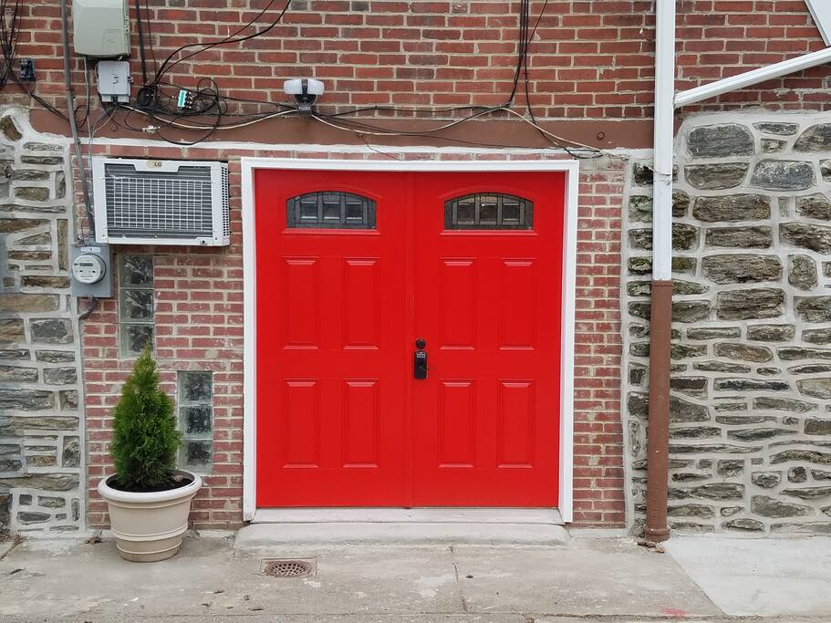 Private entrance & off street parking