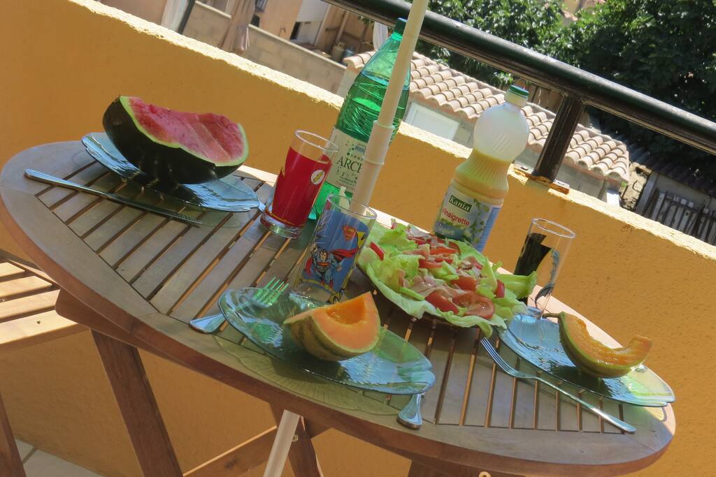 Vue sur terrasse
