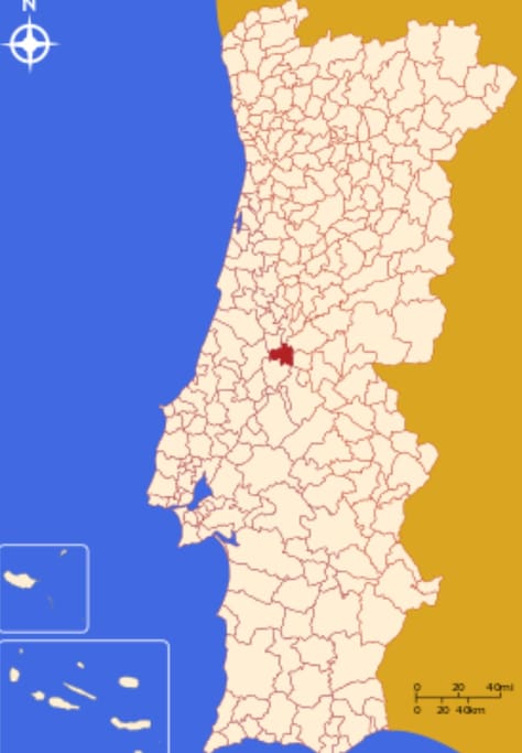 Localização no mapa