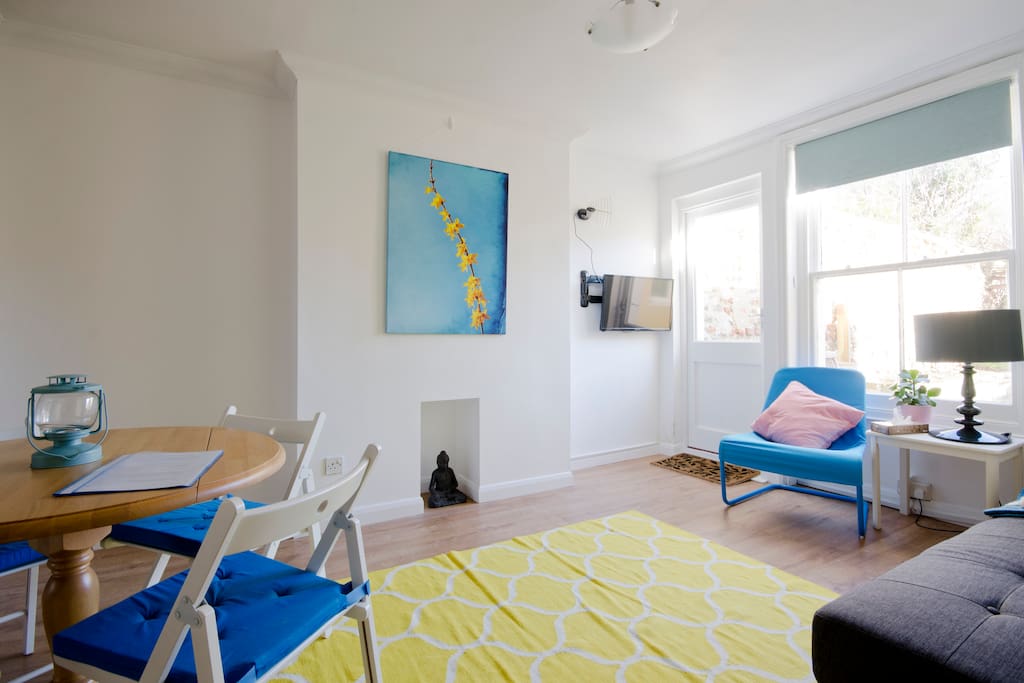 Bright and airy living room