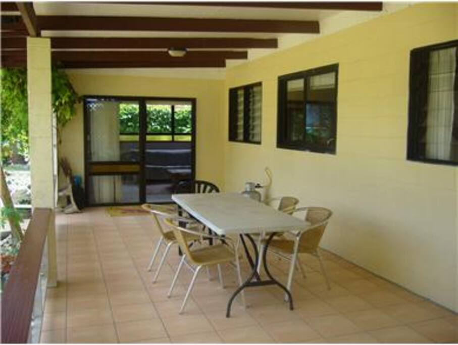 Outdoor setting