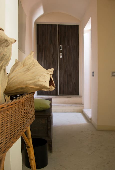 L'ingresso della mansarda