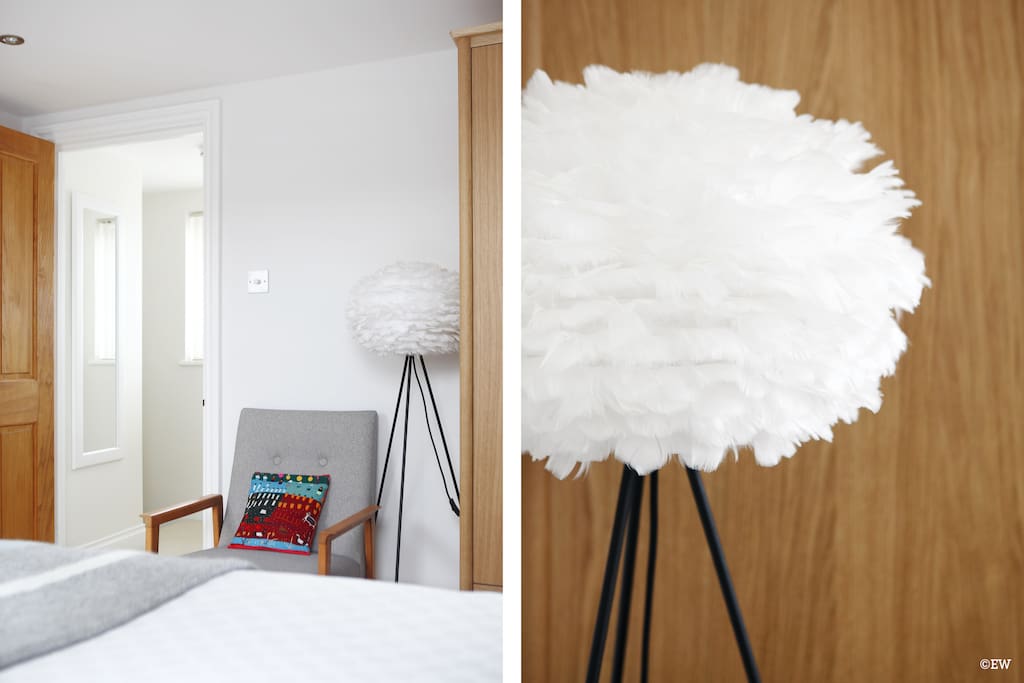 Bright comfortable loft room