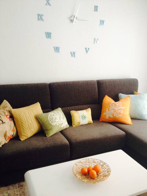 Sofa-bed in living room