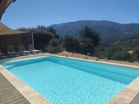 Cadre cosy et vue exceptionnelle
