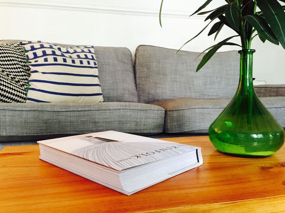 Walk or bike downtown or borrow one of our books and relax here or in the nearby park.