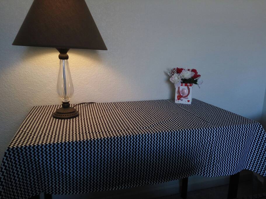 your private work area in your bedroom