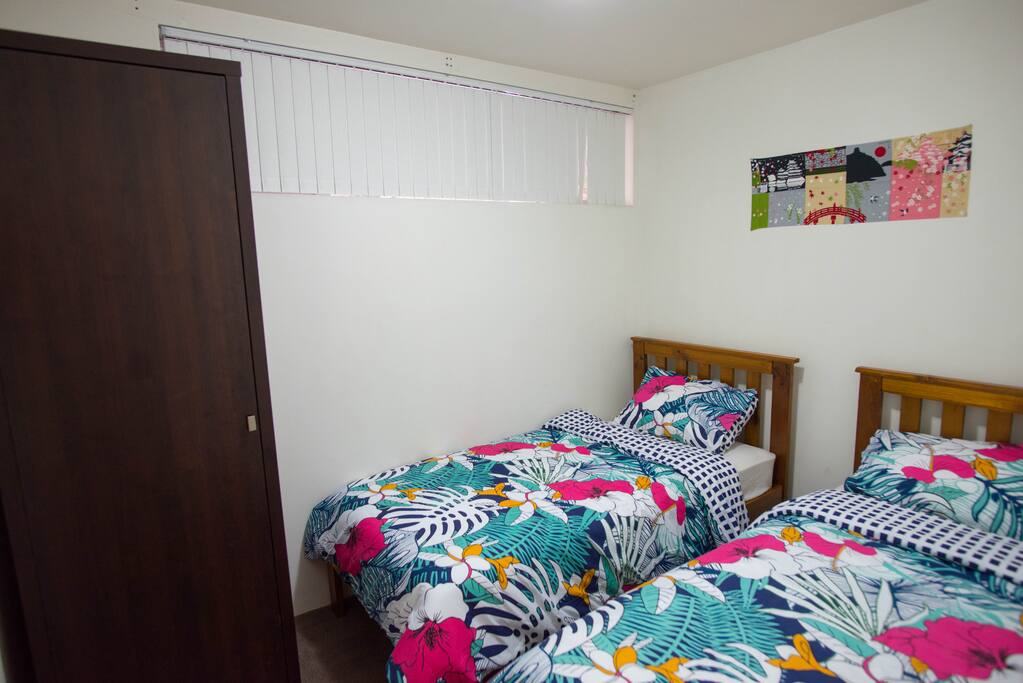 Second Bedroom (Two Singles, wardrobe)