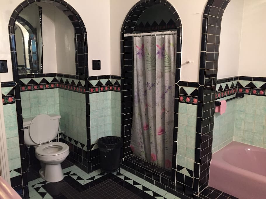 Shared large bathroom