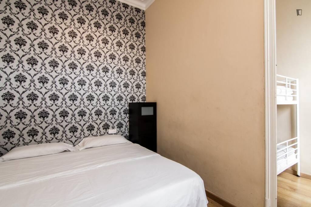 Double room with extra bunk beds