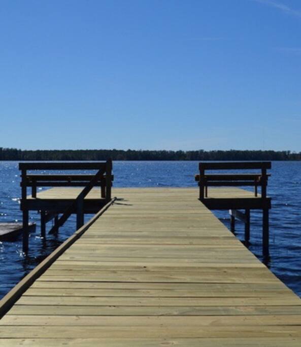 End of dock seating