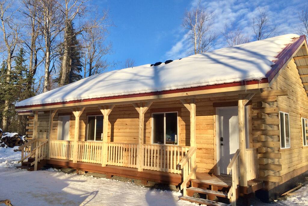 Log cabins are cool!