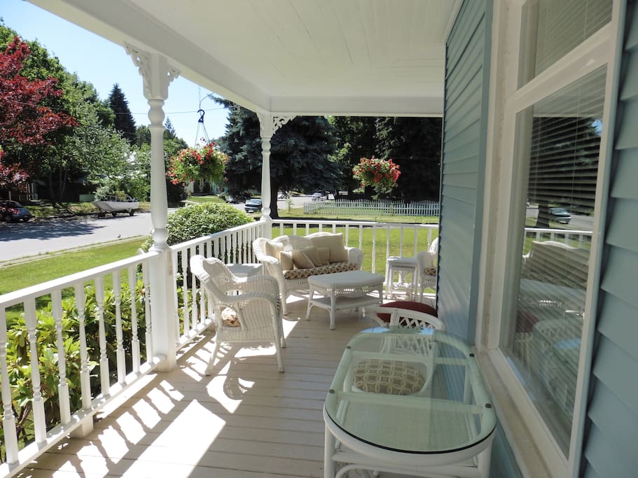 Classic wrap around porch.