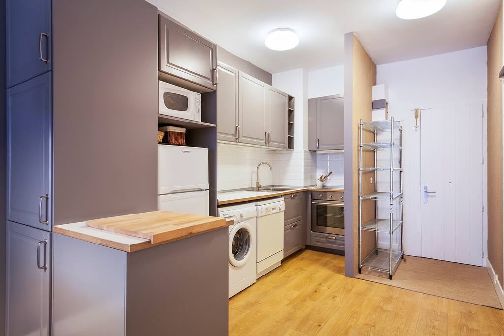 Cocina. Apartameto en Baqueira.