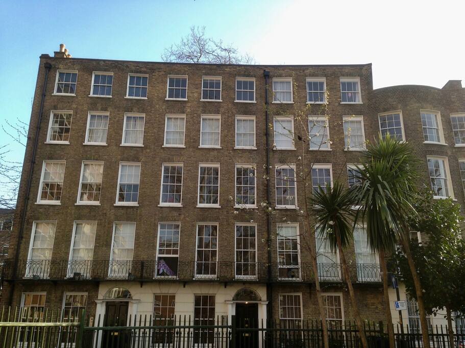 Nelson Square is tucked away behind Southwark tube & the famous 'Cut' with its theatres, bars and restaurants