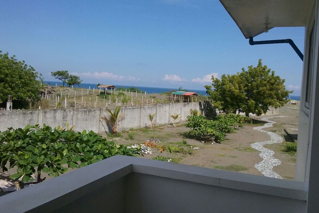 ocean view from balcony