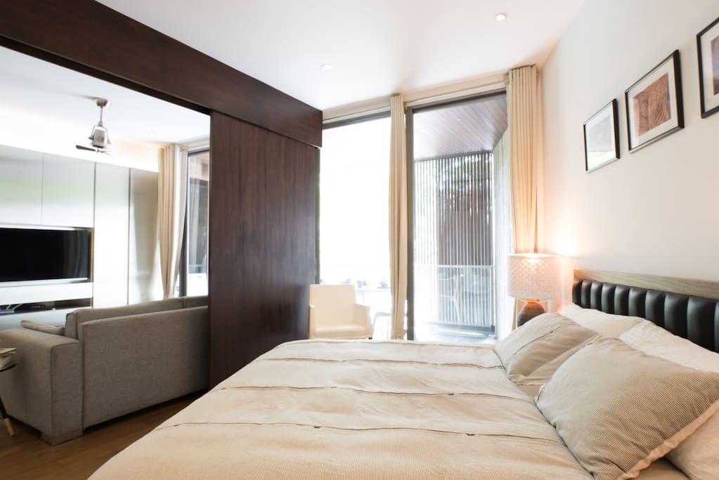 Master Bedroom & Living Area