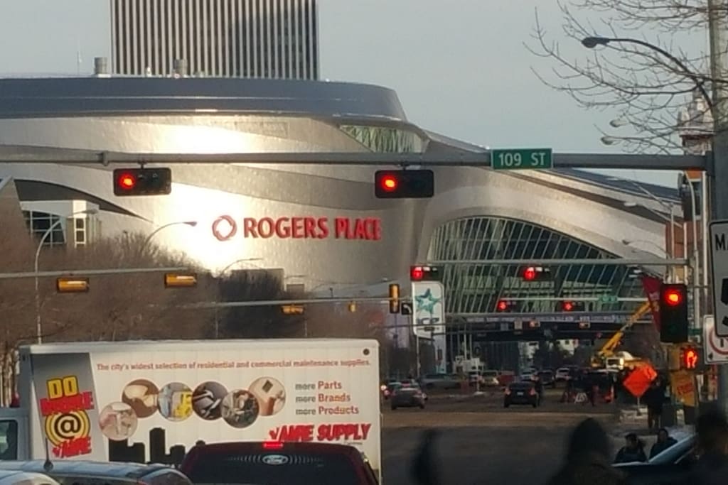 Walking distance from the Rogers center