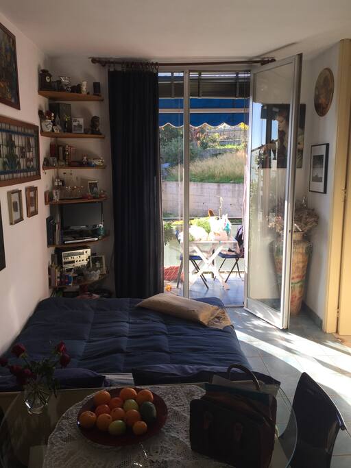 Sofa-bed terrace view