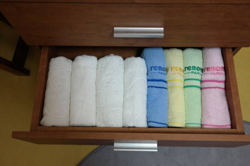 We offer free towel.