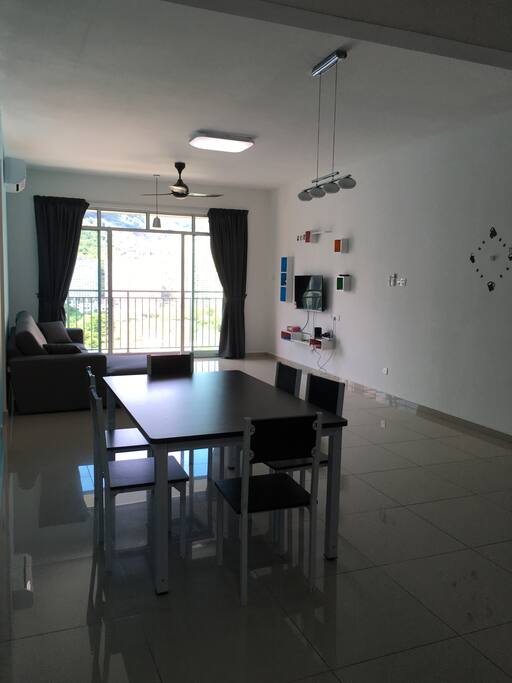 Spacious Living room and dining table
