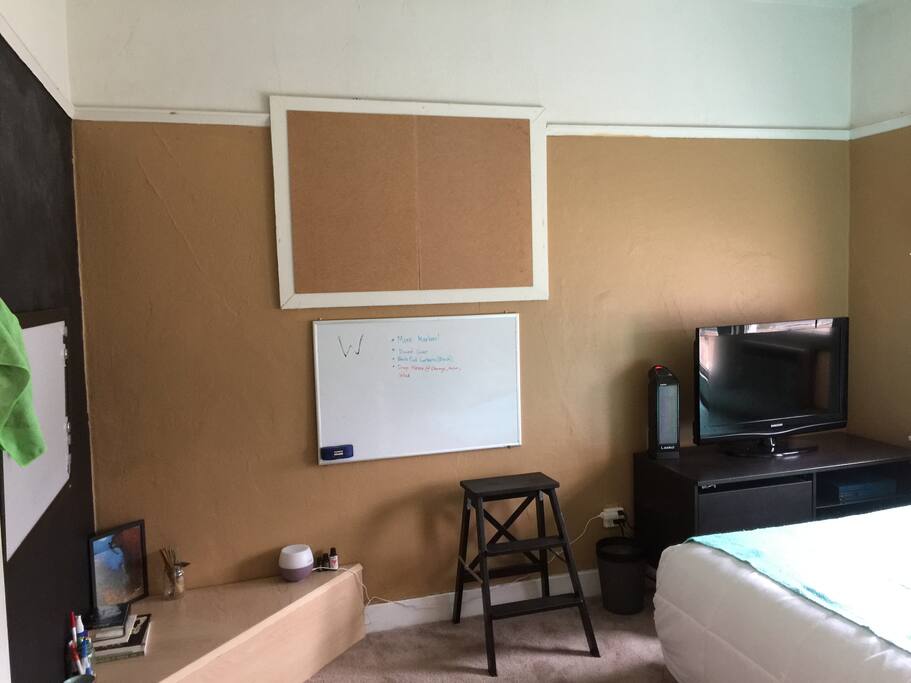 White Boards & Chalk Wall