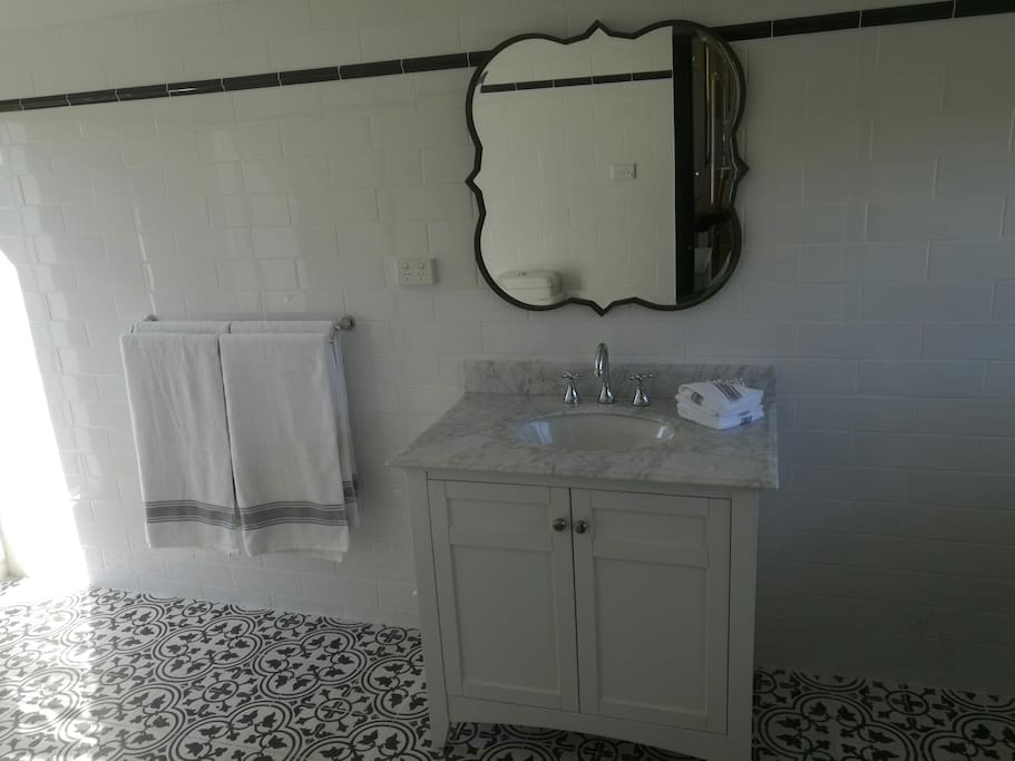 Newly renovated luxurious bathroom