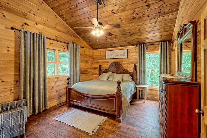 Chambre principale au 3ème étage avec lit King size