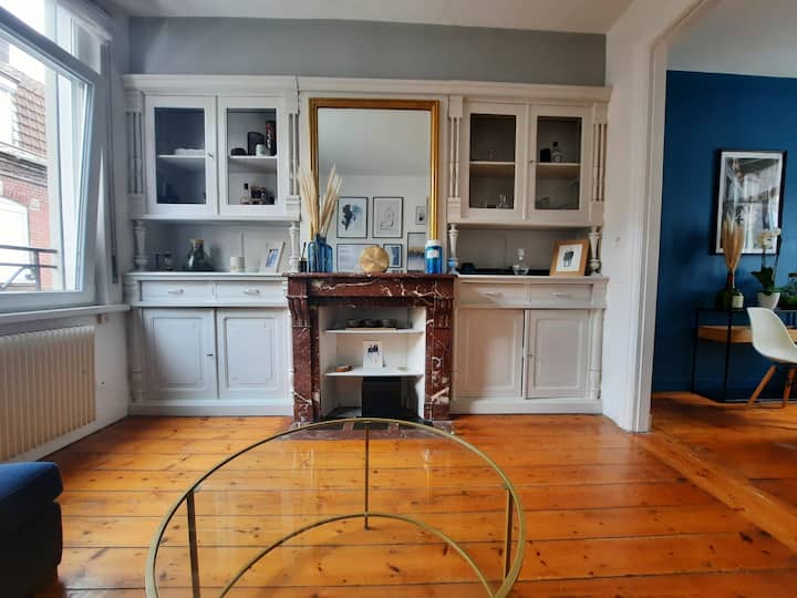 Charmante Maison 3 Chambres Avec Cour - リール