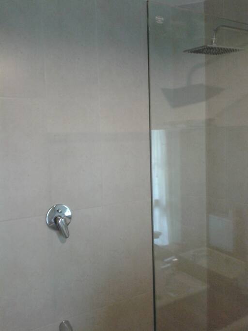 modern attached bathroom