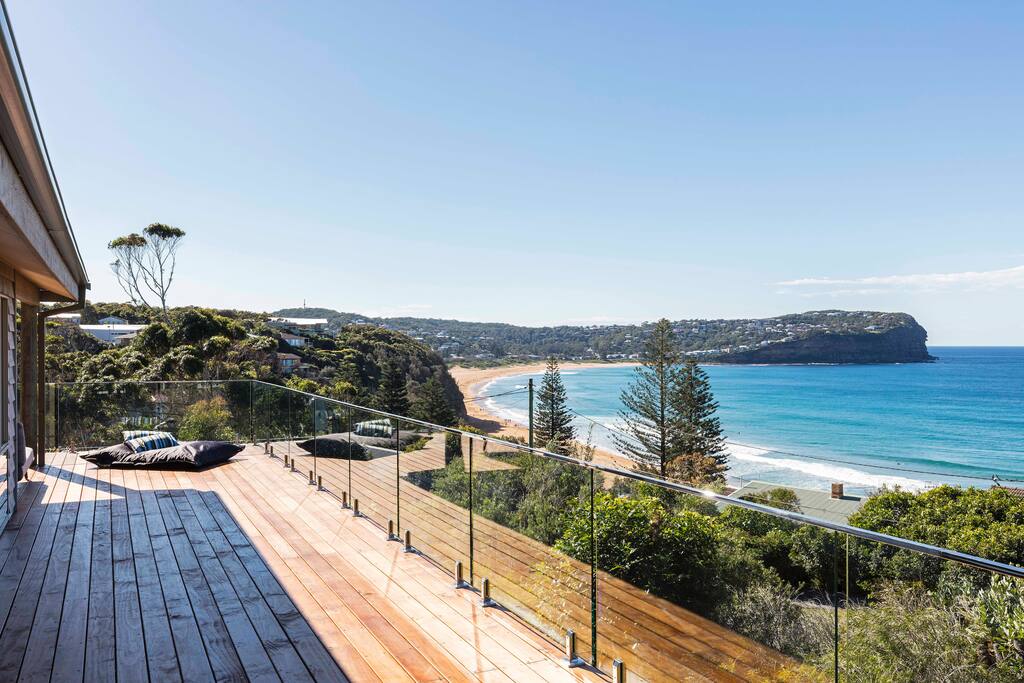 Follow the sun on the wrap around deck