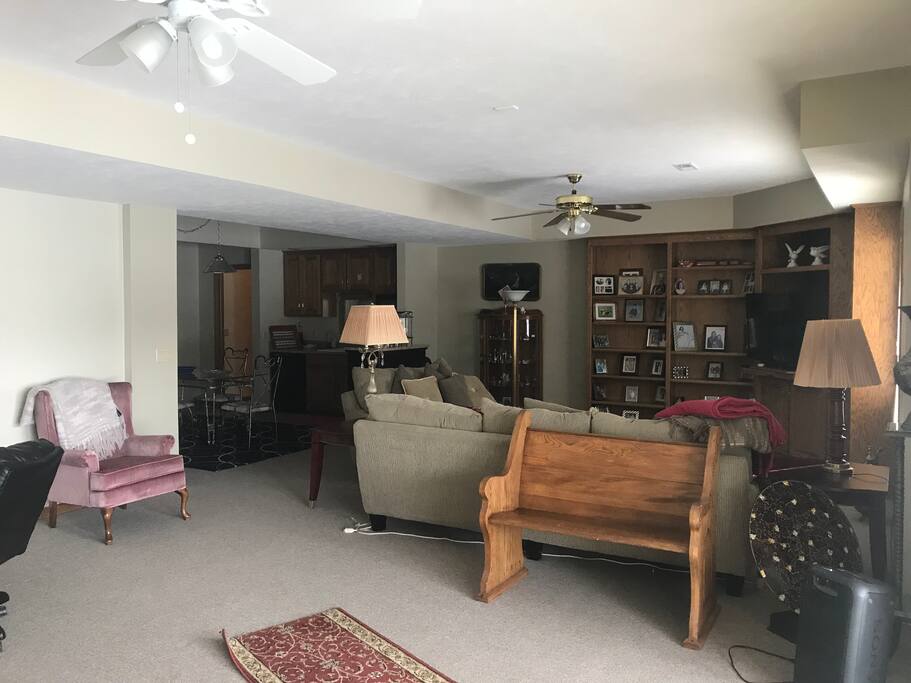More main living space
