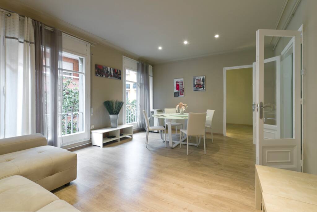 living and dining room