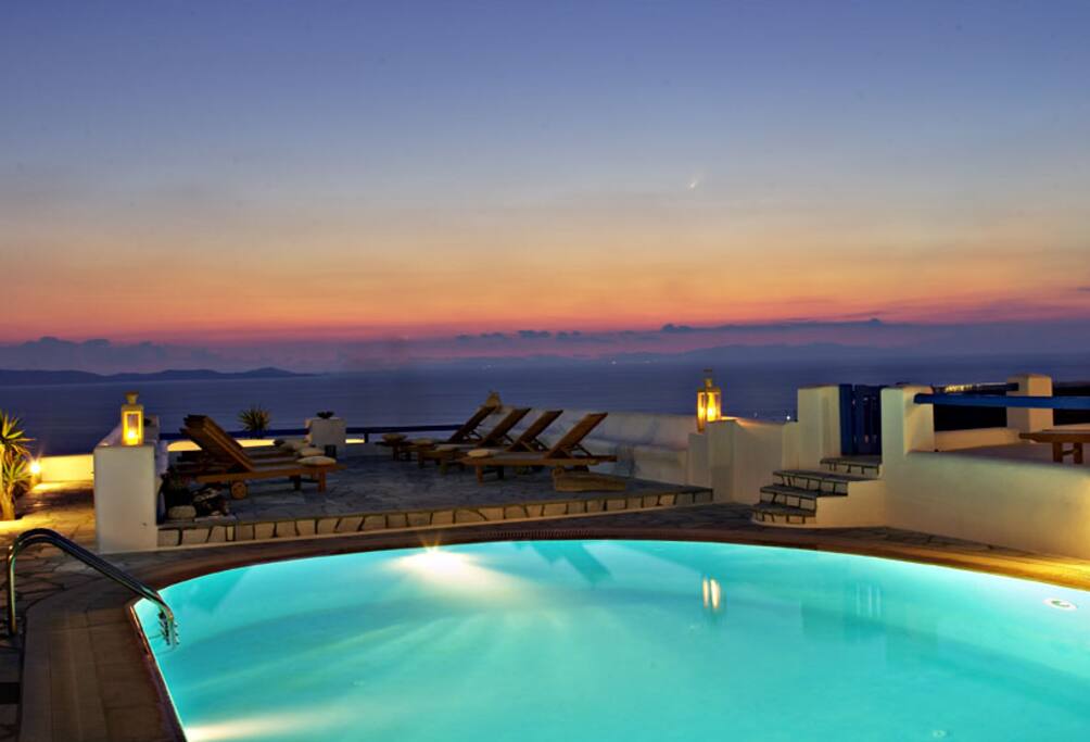 Access to outdoor area with pool
