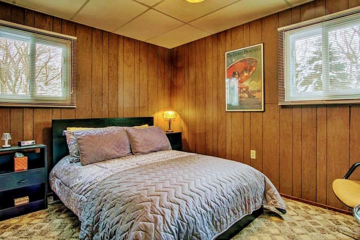 Bedroom 2 - The back bedroom is private and cozy with a comfortable queen size bed