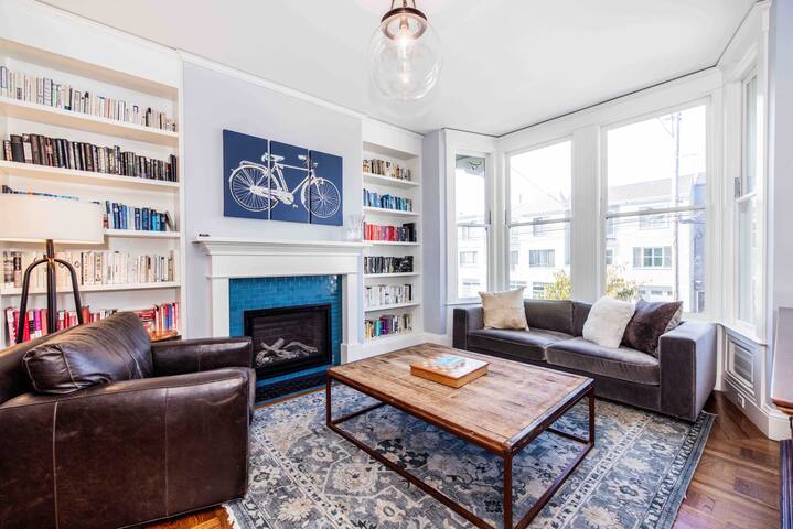 Sunny, beautiful & spacious San Francisco home.