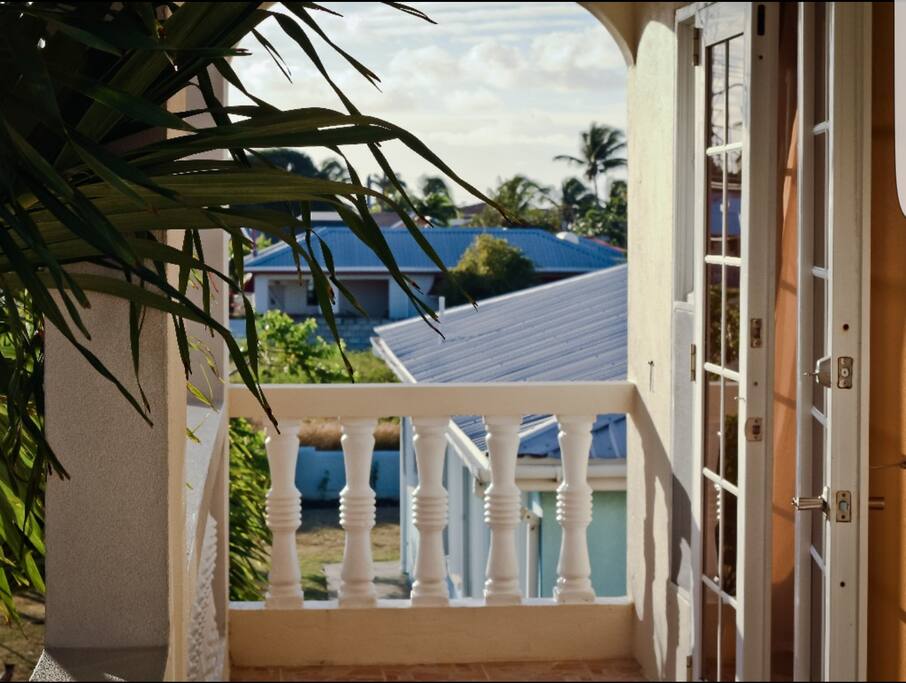 at view at sunrise from the northern balcony.