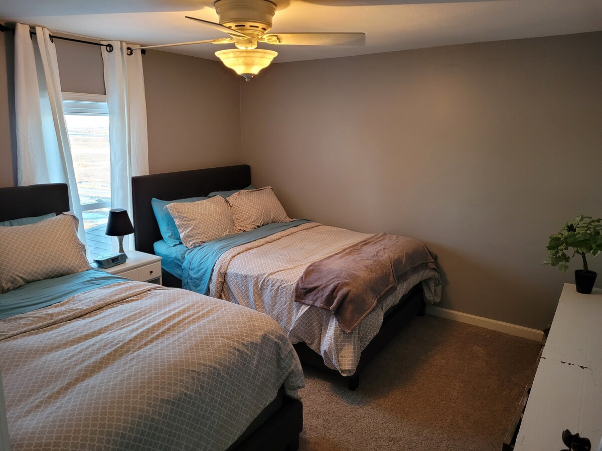 The Marty:   Two Full Beds