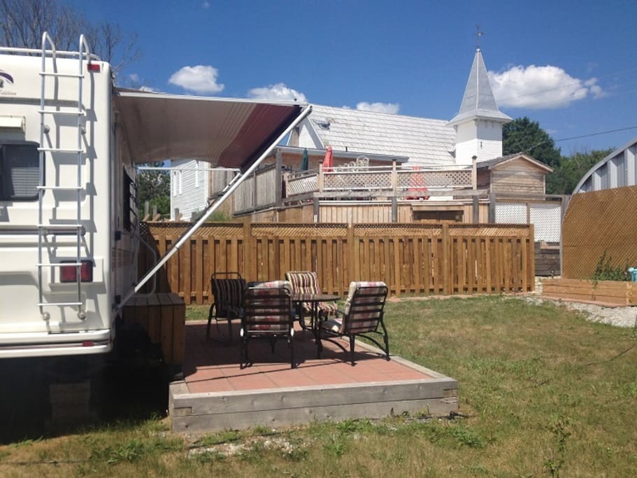 The RV sits alongside the Day Spa for easy access, at no extra charge.