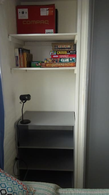 zona de trabajo privada en la habitación