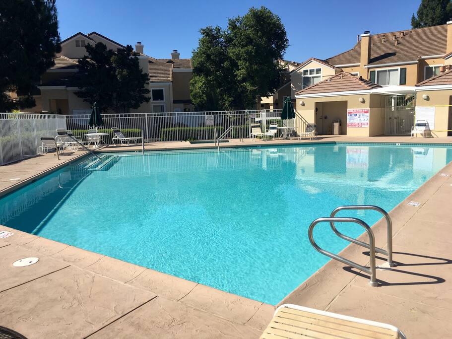Access to pool and hot-tub