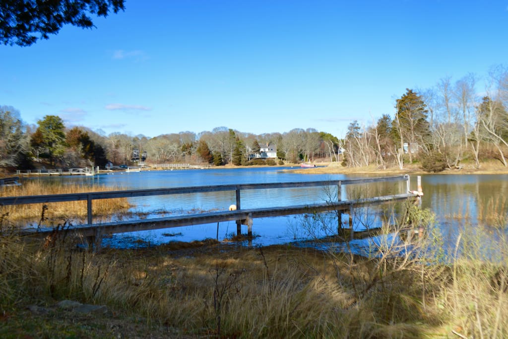 View of private dock 2 minute walk from house or you can drive