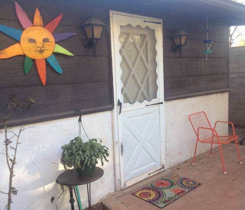Private entrance to your Studio apartment.