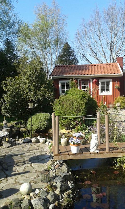 Wooden house in the countryside
