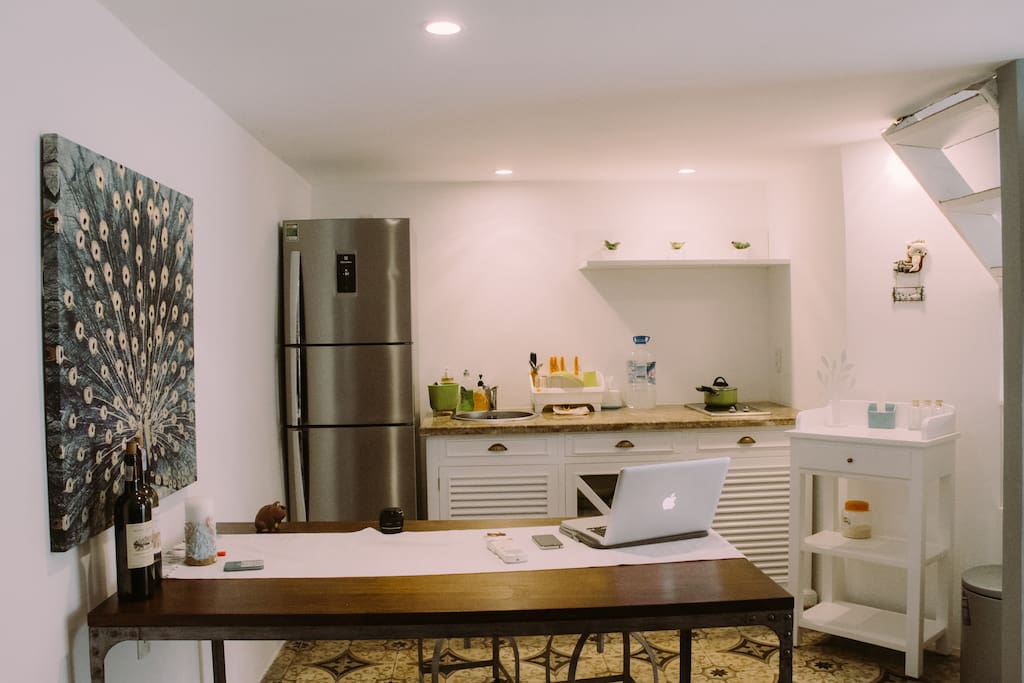 Kitchen, view from main door.