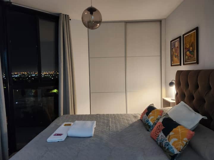 Modern apartment, with great view.