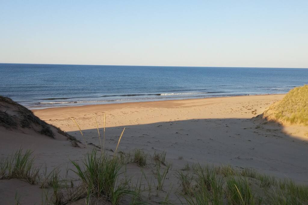 beach - 5 min drive
